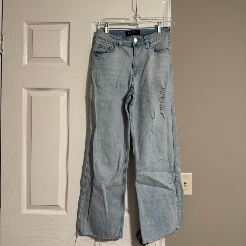 Indigo Rein Light Blue Flare Jeans